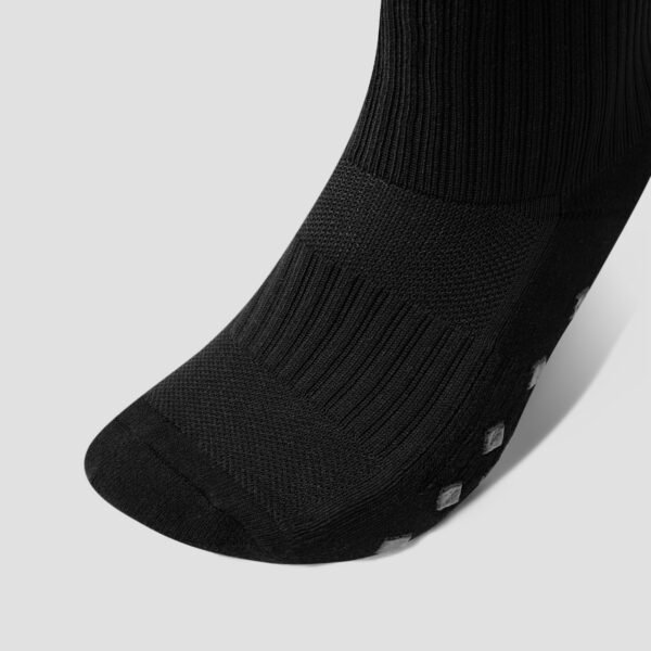 EVOV Crew Grip Socks - Black - Image 7